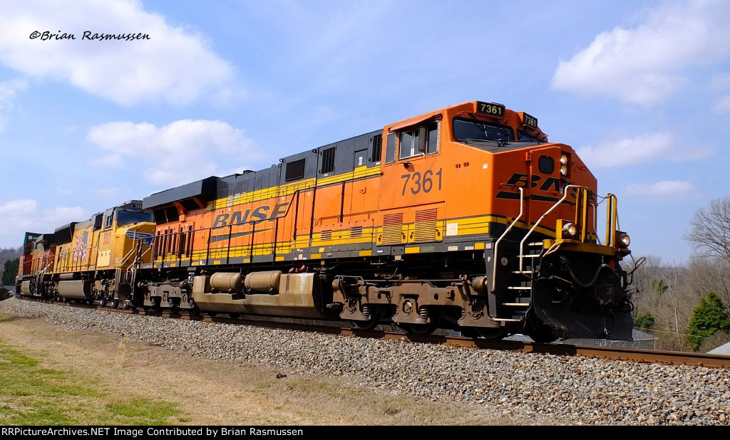 BNSF 7361 on NS